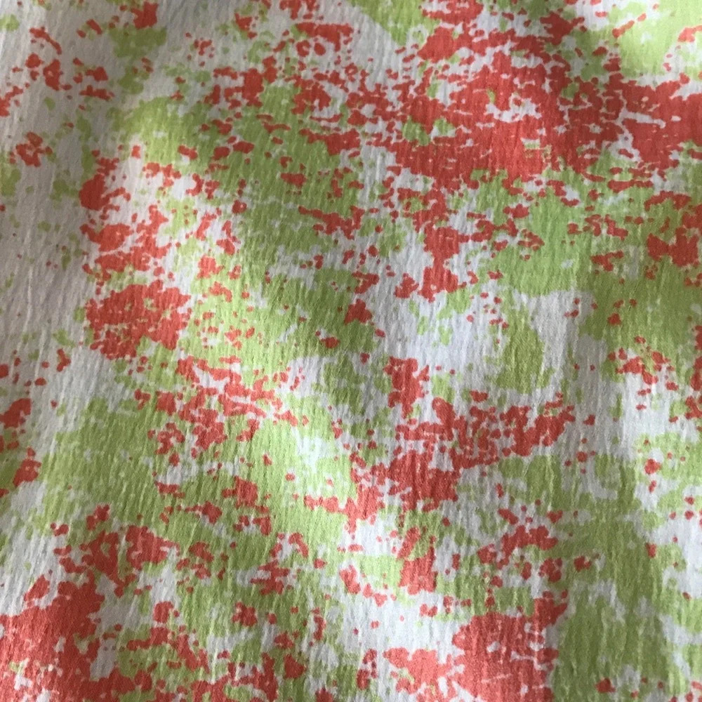 Pink and green splatter tank Anne Klein size large - Picture 6 of 6